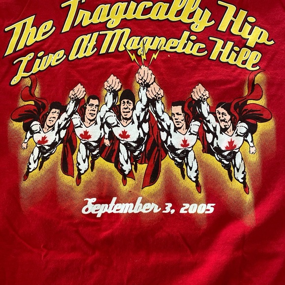 Vintage The Tragically Hip 2005 Live at Magnetic Hill NB T shirt XL - Picture 7 of 13